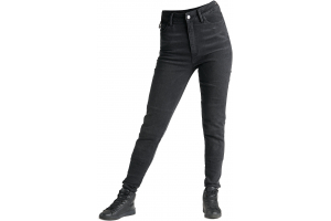 PANDO MOTO nohavice jeans KUSARI COR 01 Short dámske washed black