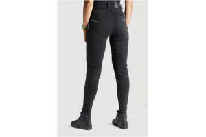 PANDO MOTO nohavice jeans KUSARI COR 01 Short dámske washed black