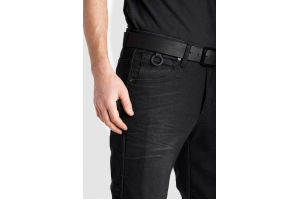 PANDO MOTO nohavice jeans BOSS DYN 01 black