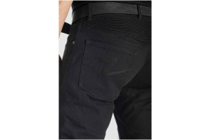 PANDO MOTO nohavice jeans KARLDO KEV 01 Long black