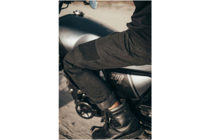 PANDO MOTO kalhoty jeans KARLDO KEV 01 Long black
