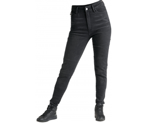 PANDO MOTO kalhoty jeans KUSARI COR 01 dámské washed black