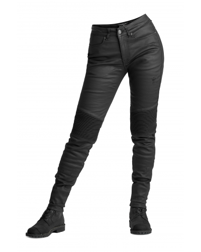 PANDO MOTO kalhoty jeans KUSARI KEV 02 dámské black