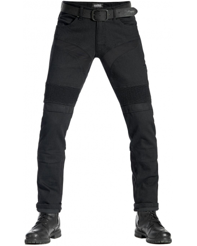 PANDO MOTO nohavice jeans KARLDO KEV 01 Extra short black