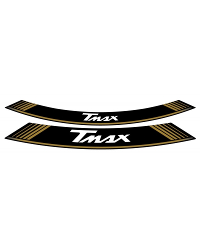 PUIG linka na ráfek T-MAX 5532O zlatá linky na ráfek - sada 8ks