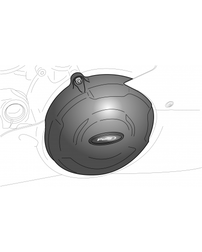PUIG engine protective covers 20169N černý zahrnuje pravý, levý kryt a kryt alternátoru