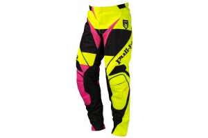 PULL-IN kalhoty FIGHTER 16 fluo yellow/fluo pink