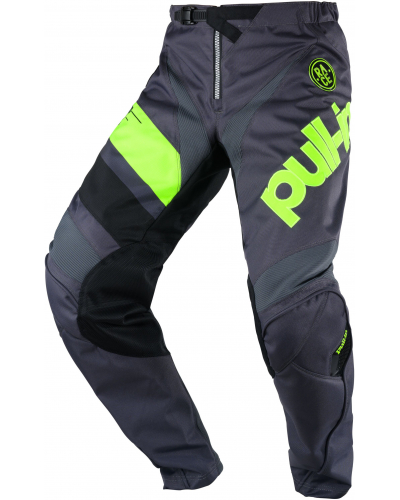 PULL-IN nohavice CHALLENGER RACE 20 charcoal / lime
