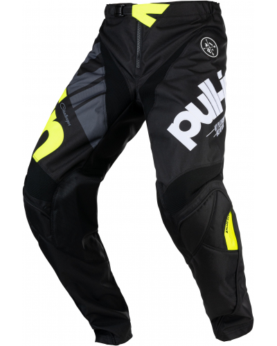 PULL-IN kalhoty CHALLENGER RACE 21 black/neon yellow