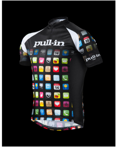 PULL-IN cyklo dres CROSS COUNTRY Ikone 14 black/white