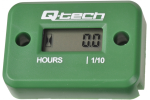 Q-TECH měřič motohodin zelený