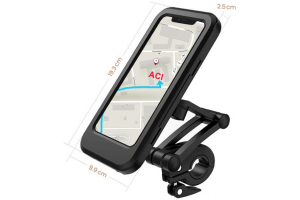 Q-TECH pouzdro na mobilní telefon včetně držáku vnitřní rozměry 175 x 80 x 8 mm