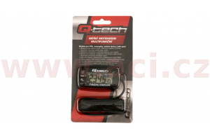 Q-TECH multifunkční měřič otáček motoru a motohodin černý podsvícený displej