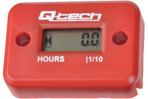 Q-TECH merač motohodín červený