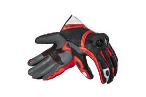REBELHORN rukavice ST SHORT black/grey/fluo red