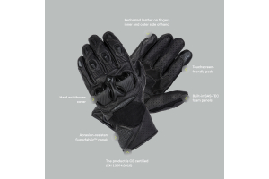 REBELHORN rukavice FLUX II black