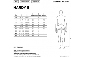 REBELHORN kalhoty HARDY II black