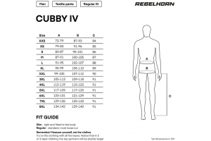 REBELHORN kalhoty Cubby IV Black