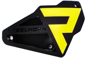 REBELHORN  Tpu Arm Detachable Plate (Screws System) Black/Flo Yellow