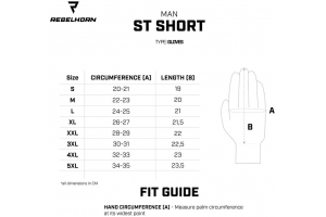 REBELHORN rukavice ST SHORT black/grey/fluo yellow