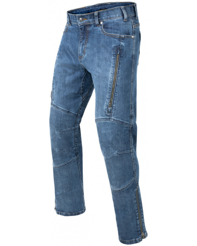 REBELHORN nohavice jeans Hawk III Regular Fit Washed Blue