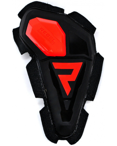 REBELHORN  Tpu Detachable Elbow Slider (Velcro System) Black/Flo Red