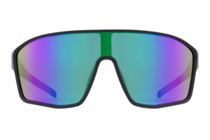 REDBULL okuliare DAFT shiny black/purple green revo