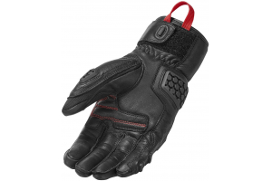 REVIT rukavice SAND 3 black/red