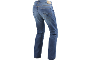 REVIT nohavice jeans Philly 2 LF Short medium blue