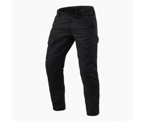 REVIT nohavice jeans CARGO 2 TF black