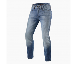 REVIT nohavice jeans PISTON 2 SK Short medium blue used