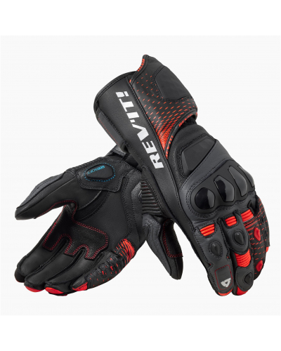 REVIT rukavice CONTROL black/neon red