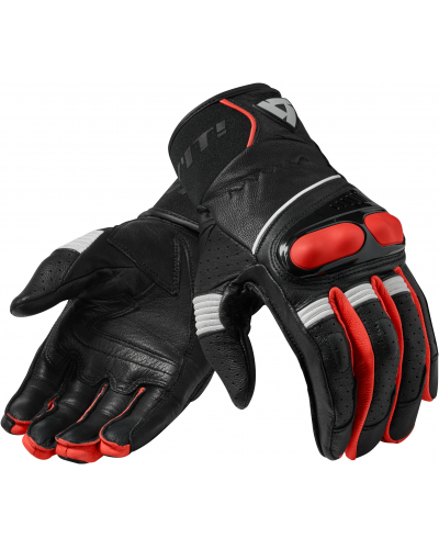 REVIT rukavice HYPERION black / neon red