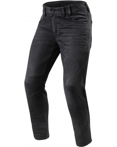 REVIT nohavice jeans DETROIT TF Short medium grey