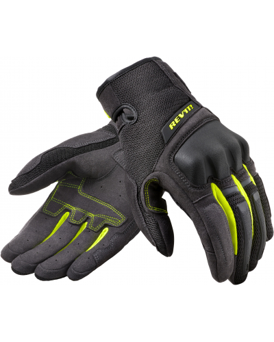 REVIT rukavice VOLCANO black / neon yellow