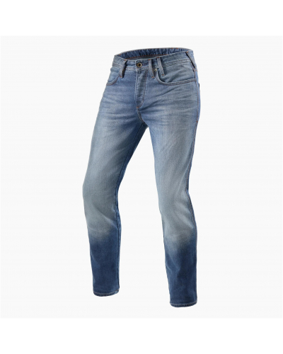 REVIT kalhoty jeans PISTON 2 SK Short medium blue used