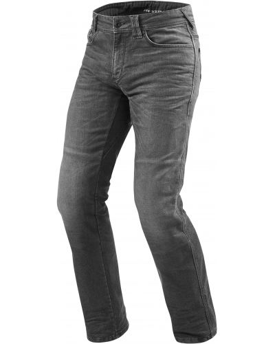 REVIT nohavice jeans PHILLY 2 LF Short dark grey