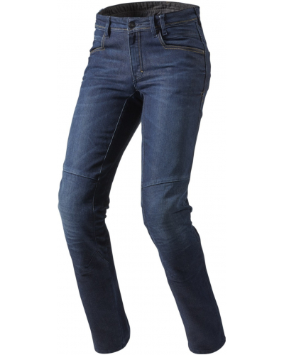 REVIT nohavice jeans SEATTLE TF Short dark blue