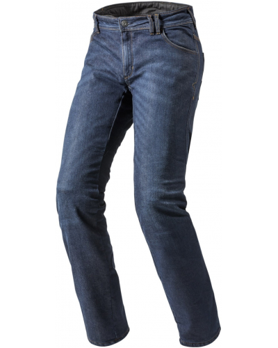 REVIT kalhoty jean ROCKEFELLER CE LF Short dark blue