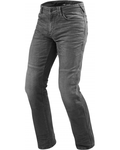 REVIT nohavice jeans Philly 2 LF dark grey