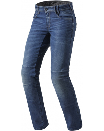 REVIT kalhoty jean AUSTIN TF Short medium blue