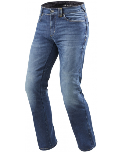 REVIT kalhoty jeans PHILLY 2 LF Short medium blue