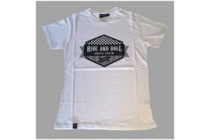 RIDE AND ROLL KREW triko OIL CAN white