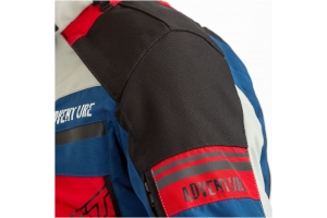 RST bunda ADVENTURE-X CE 2380 dámská ice/blue/red/black