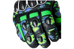 RST rukavice TRACTECH EVO 4 2666 neon green/purplebolt