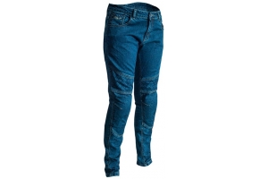 RST kalhoty jeans ARAMID STRAIGHT LEG CE 2089 dámské blue