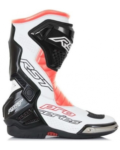 RST boty PRO SERIES RACE 1503 white/fluo red/black