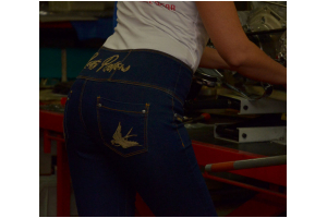 RUSTY PISTONS kalhoty jeans RPTRW15 Alma dámské navy