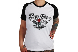 RUSTY PISTONS tričko RPTSW36 Ona dámske white/black