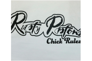 RUSTY PISTONS tričko RPTSW46 Nocatee Chick Rulez dámske white/black